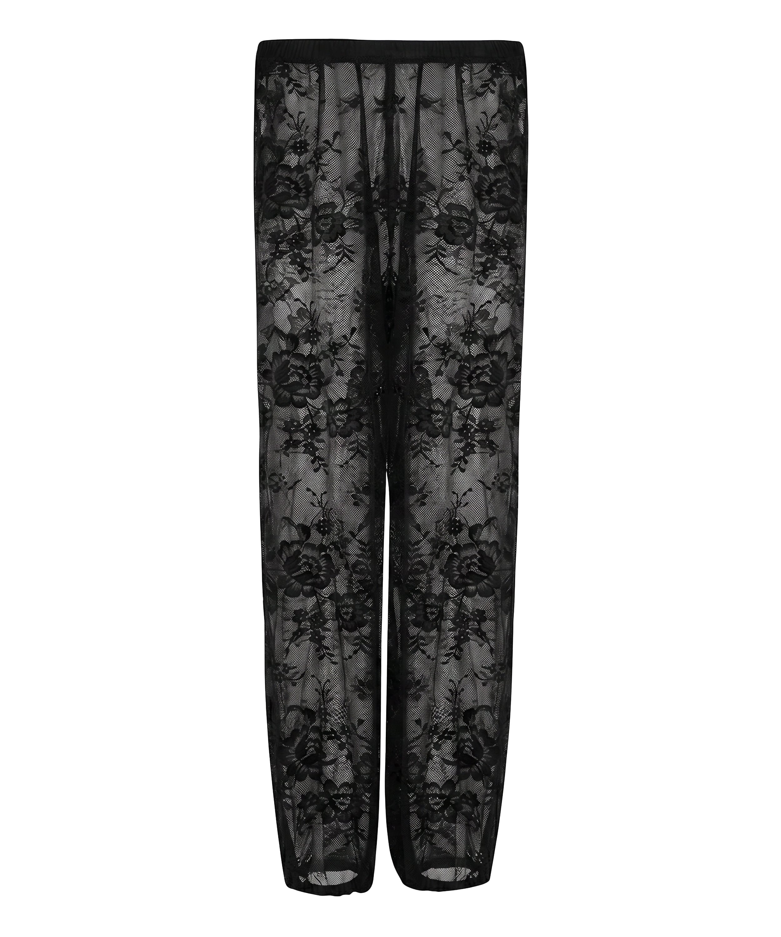 Sunset Lace Balloon Pants, Black, main