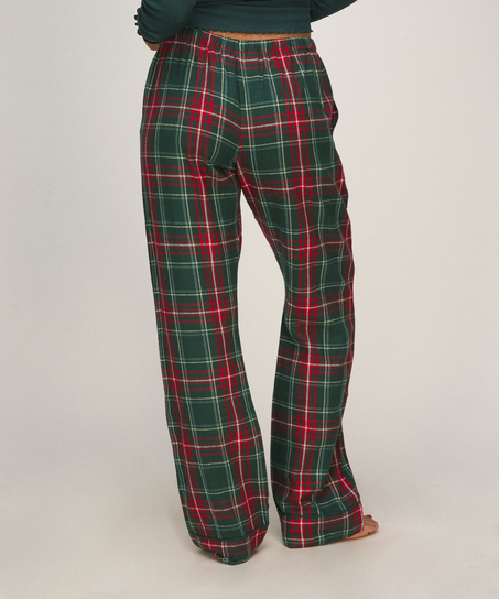 Tall Flannel Pyjama Pants, Green