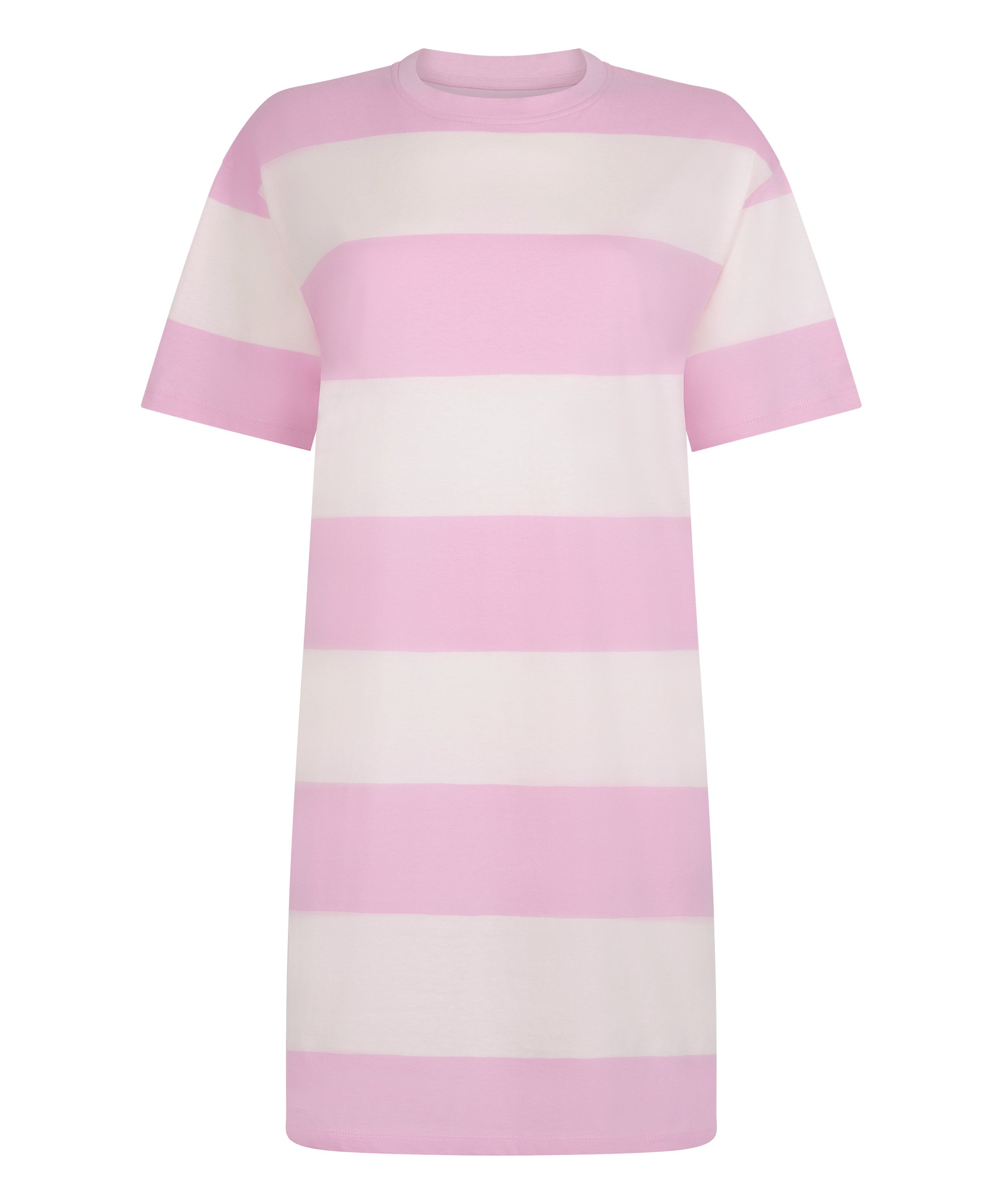 Round Neck Nightshirt, Pink, main