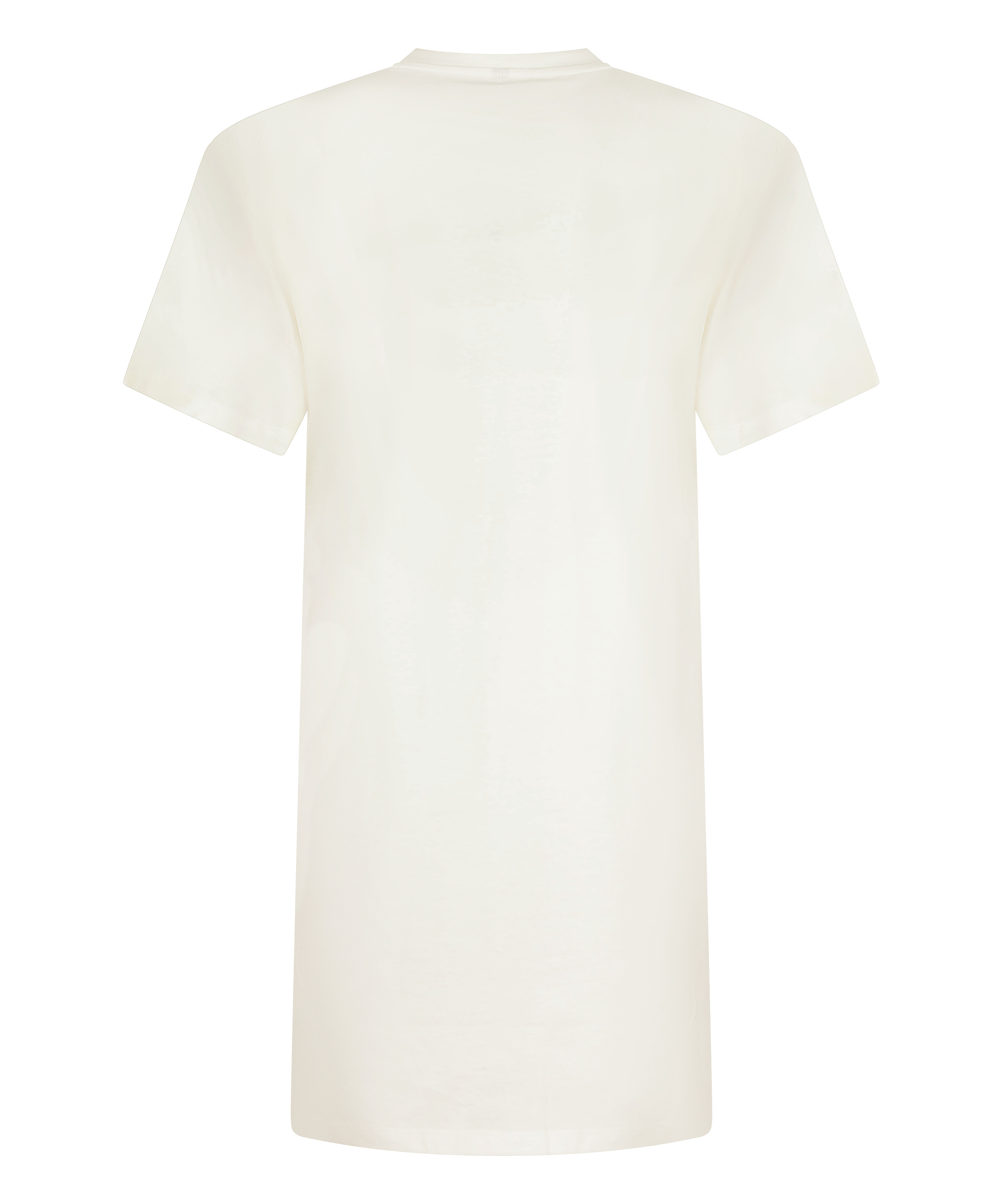 Roundneck Nightshirt, White, main