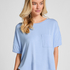 Short-Sleeved Top, Blue