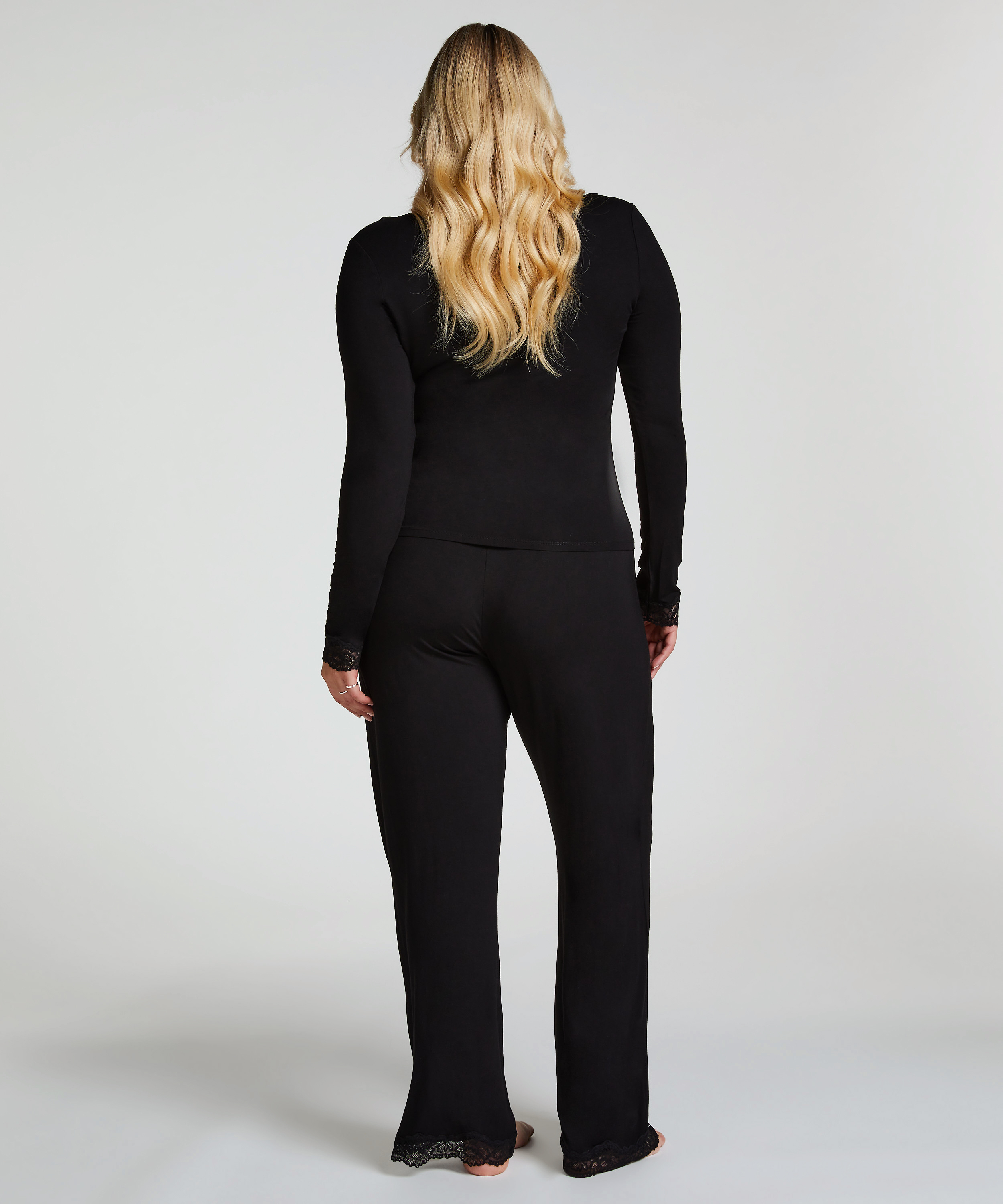 Pajama Set, Black, main