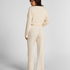 Brushed Jersey Trousers, White