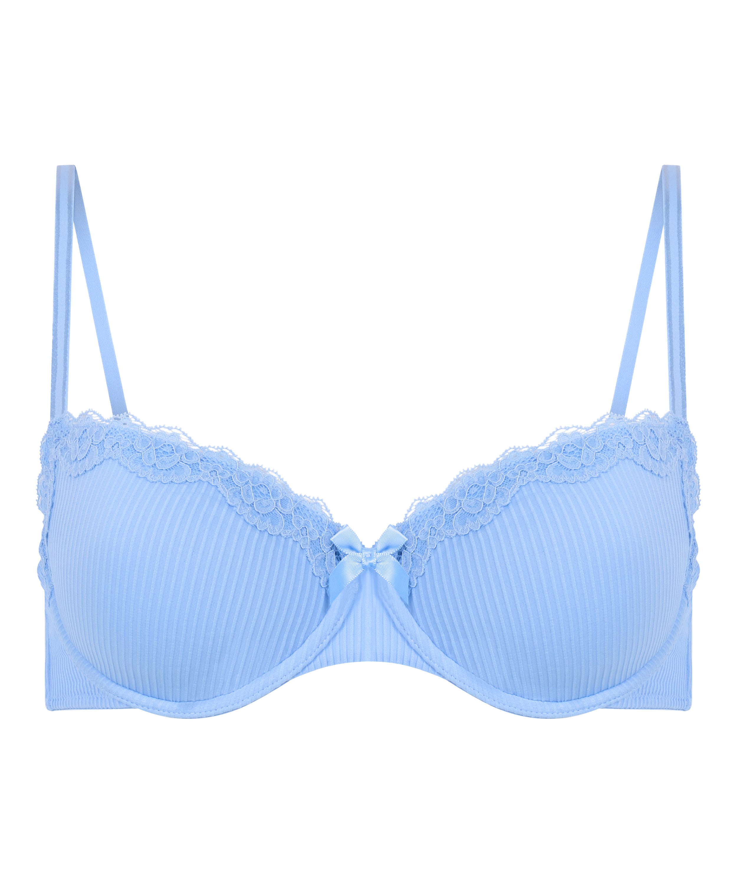 Lola Padded Underwired Bra, Blue, main
