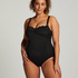 Scallop swimsuit, Black
