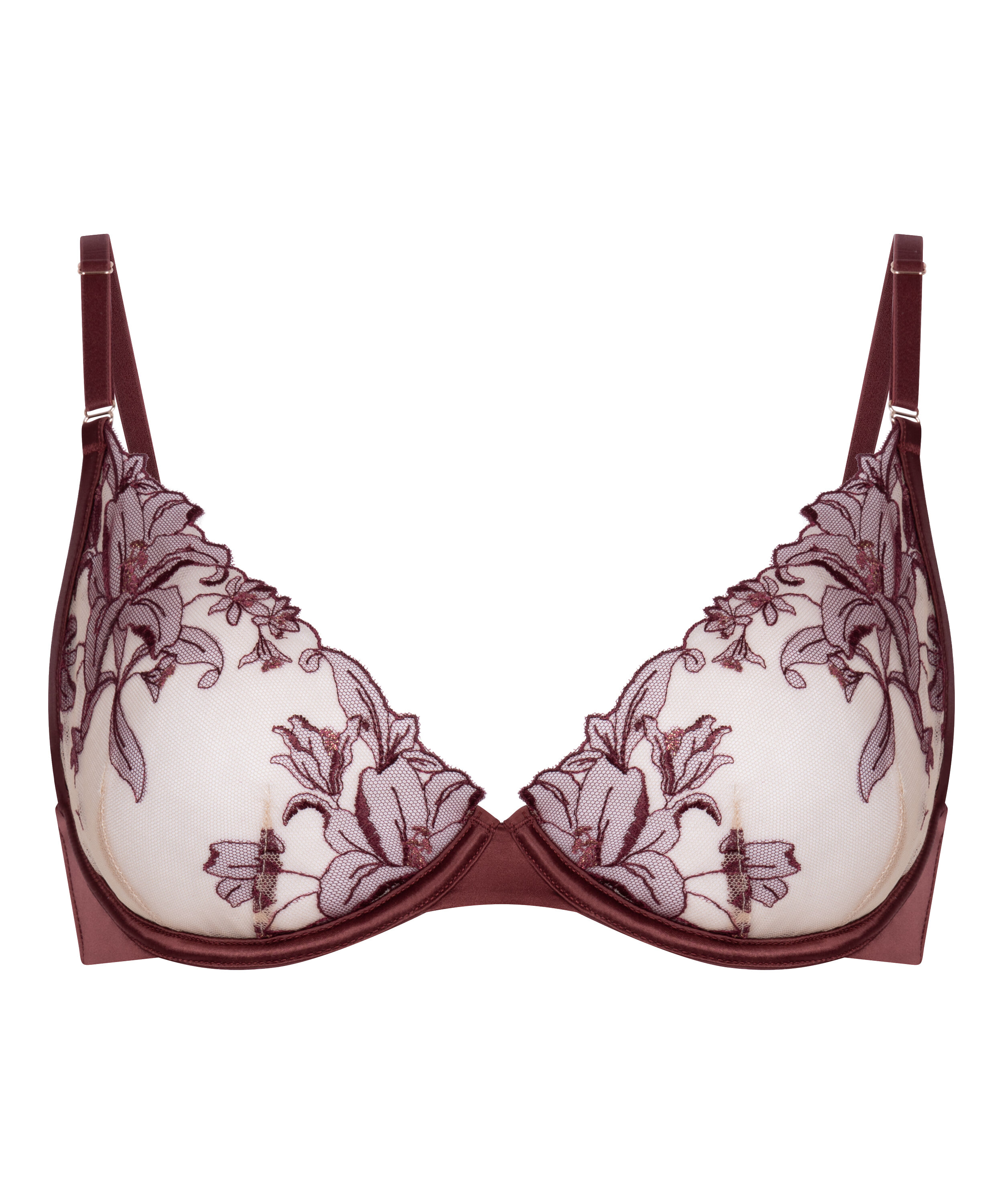 Anouk Non-Padded Underwired Bra, Red