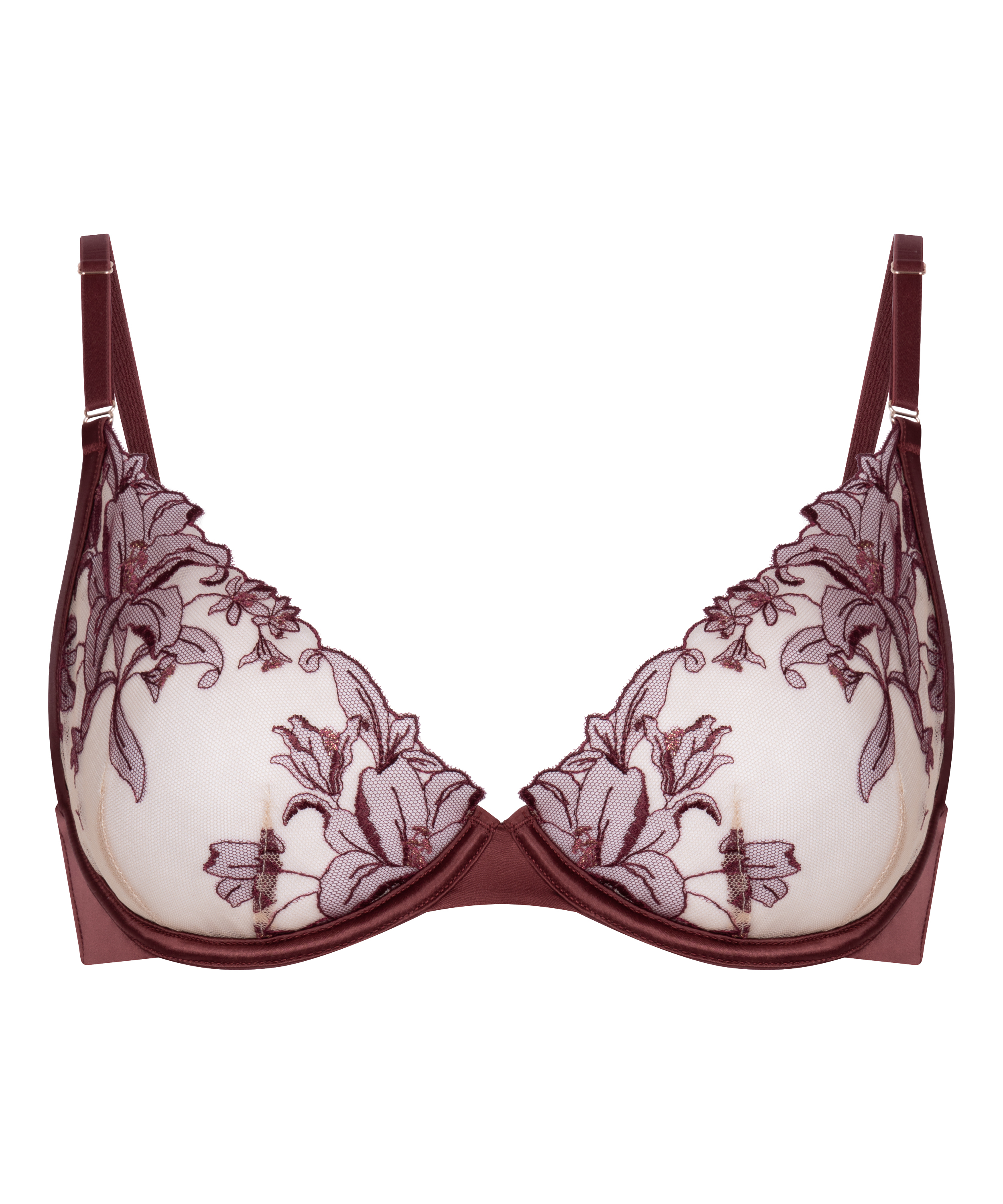 Anouk Non-Padded Underwired Bra, Red, main