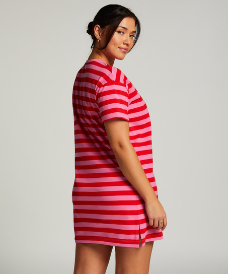 Round Neck Nightshirt, Pink