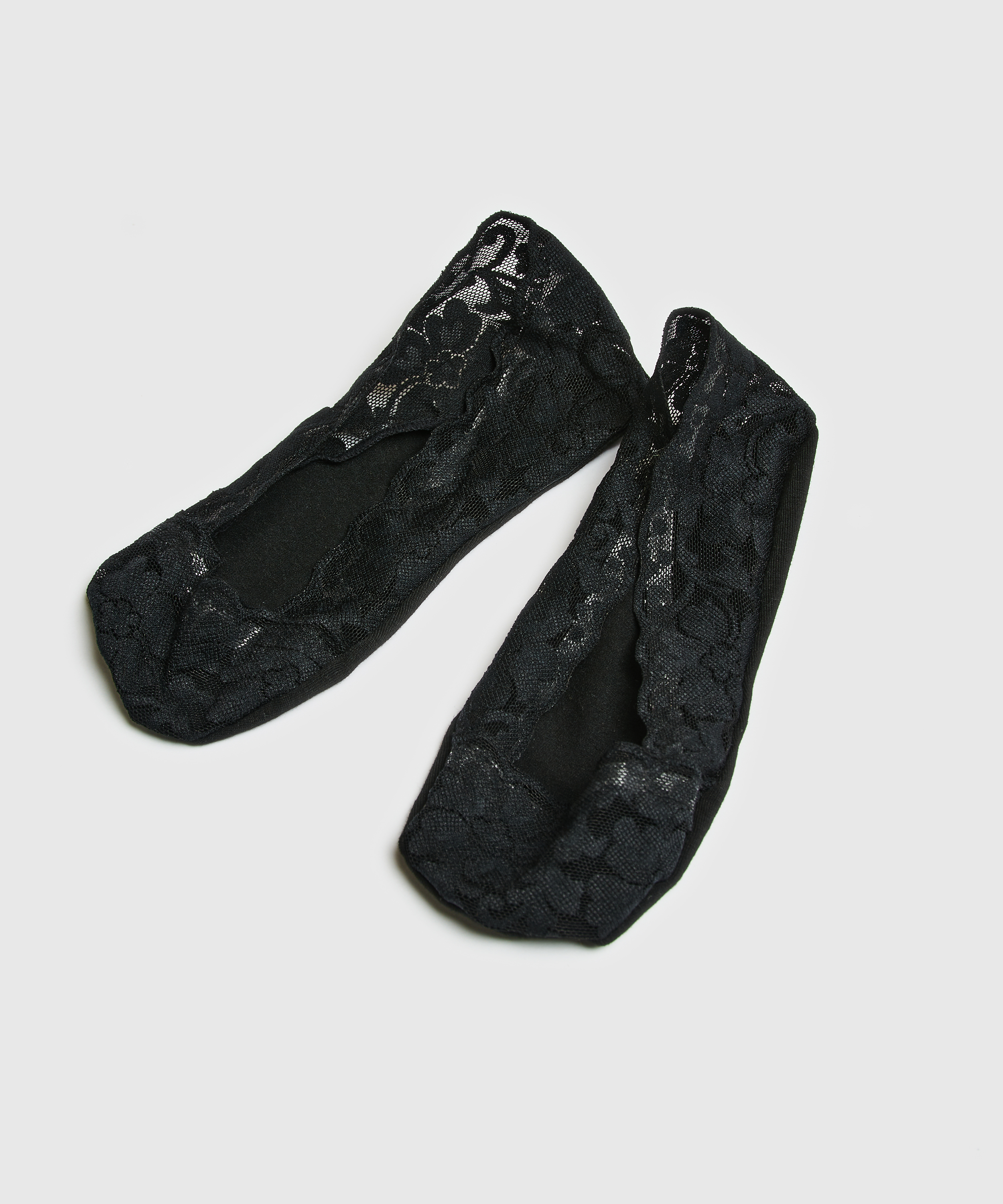 2 pairs Lasercut Footsies, Black, main