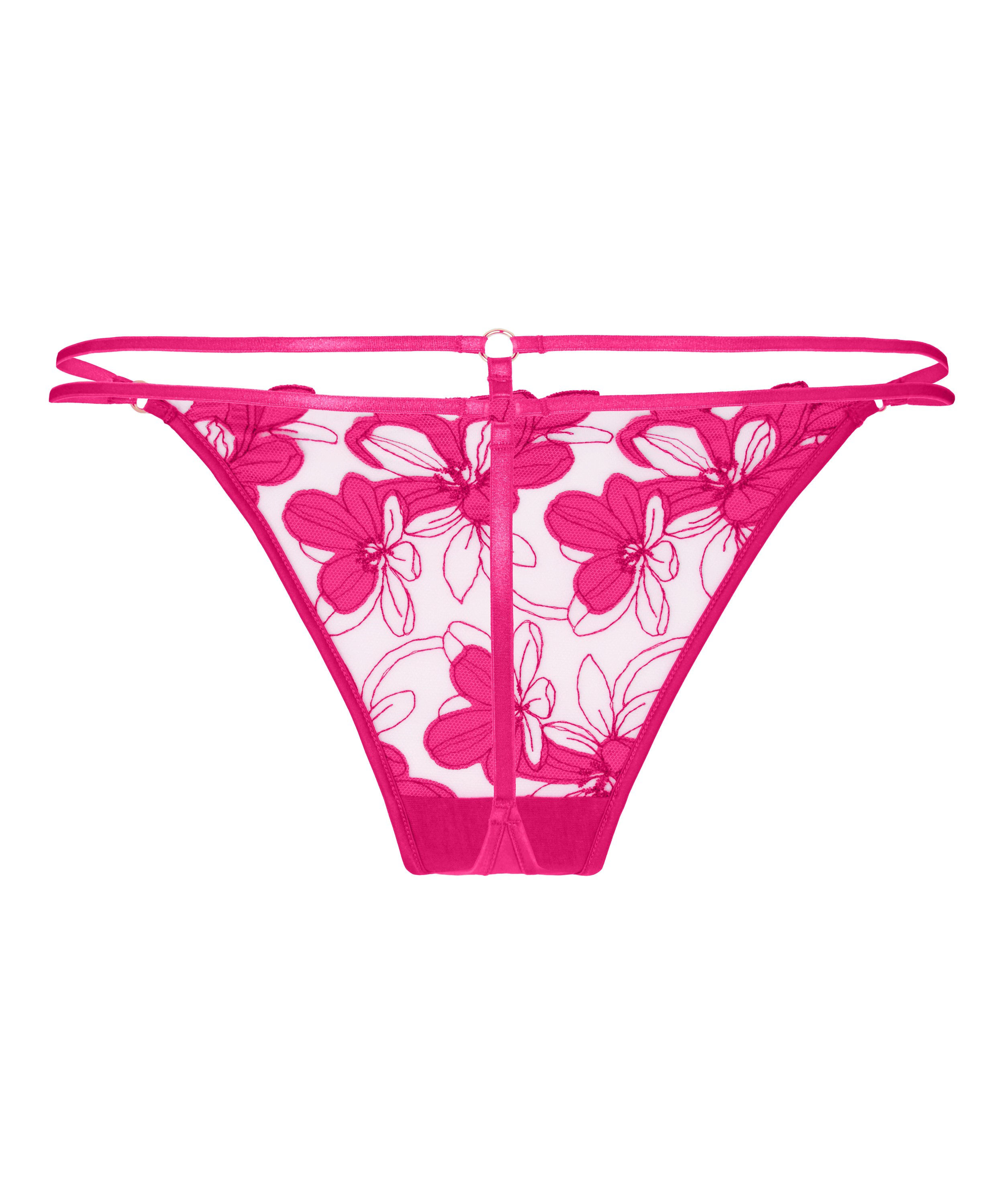 Highleg Thong Beatrice, Pink, main