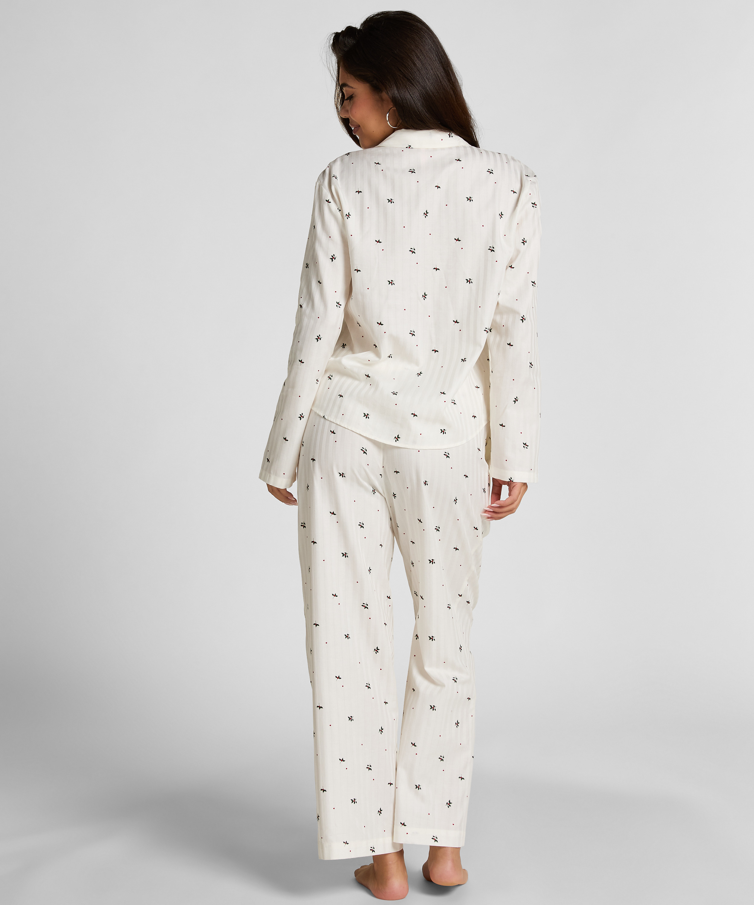 Petite Pyjama Pant Mistletoe, White, main