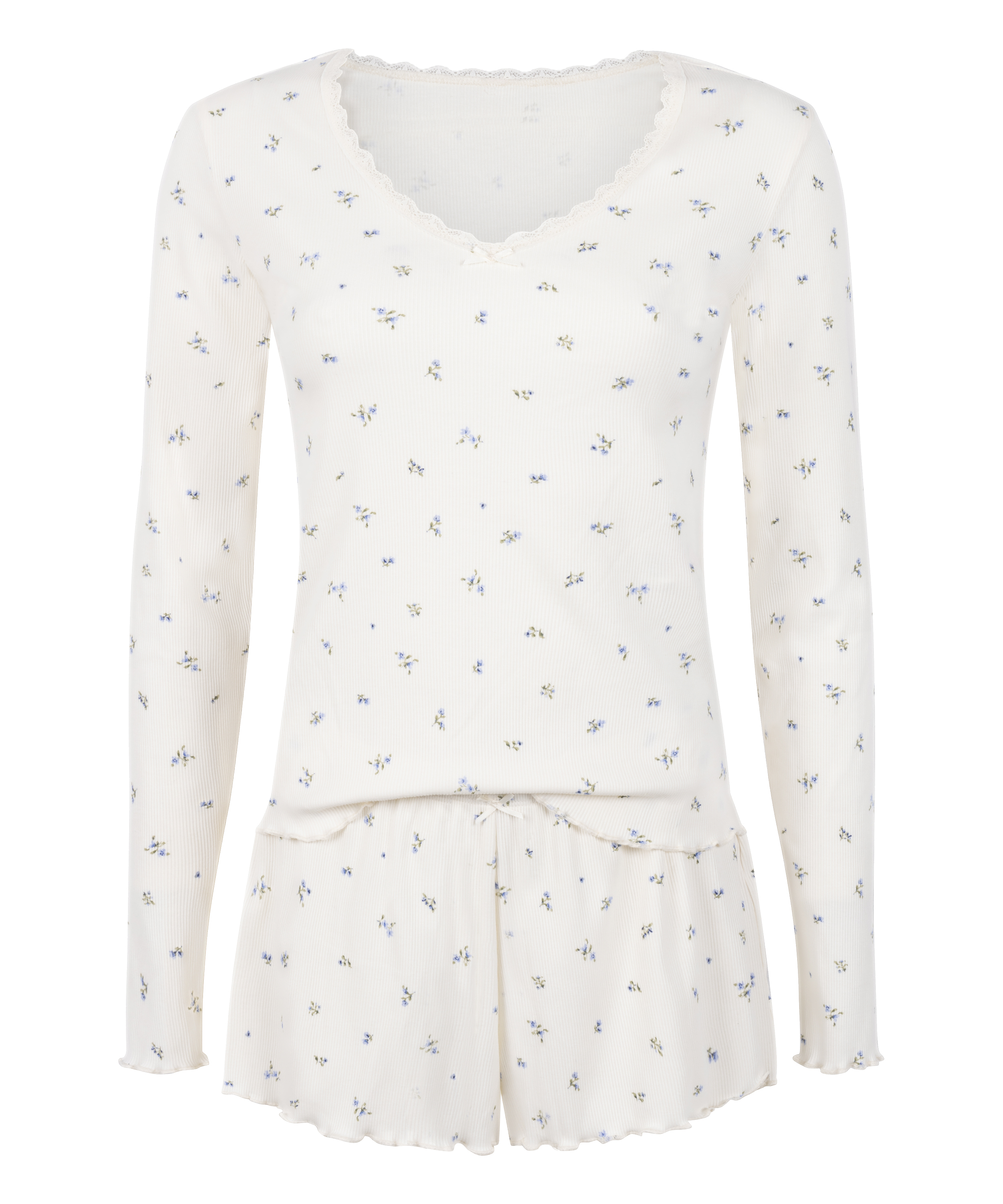 Pyjama Set Daisy, White, main