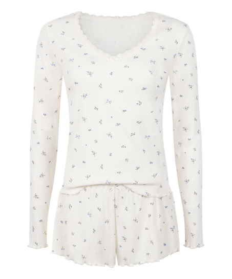 Pyjama Set Daisy, White
