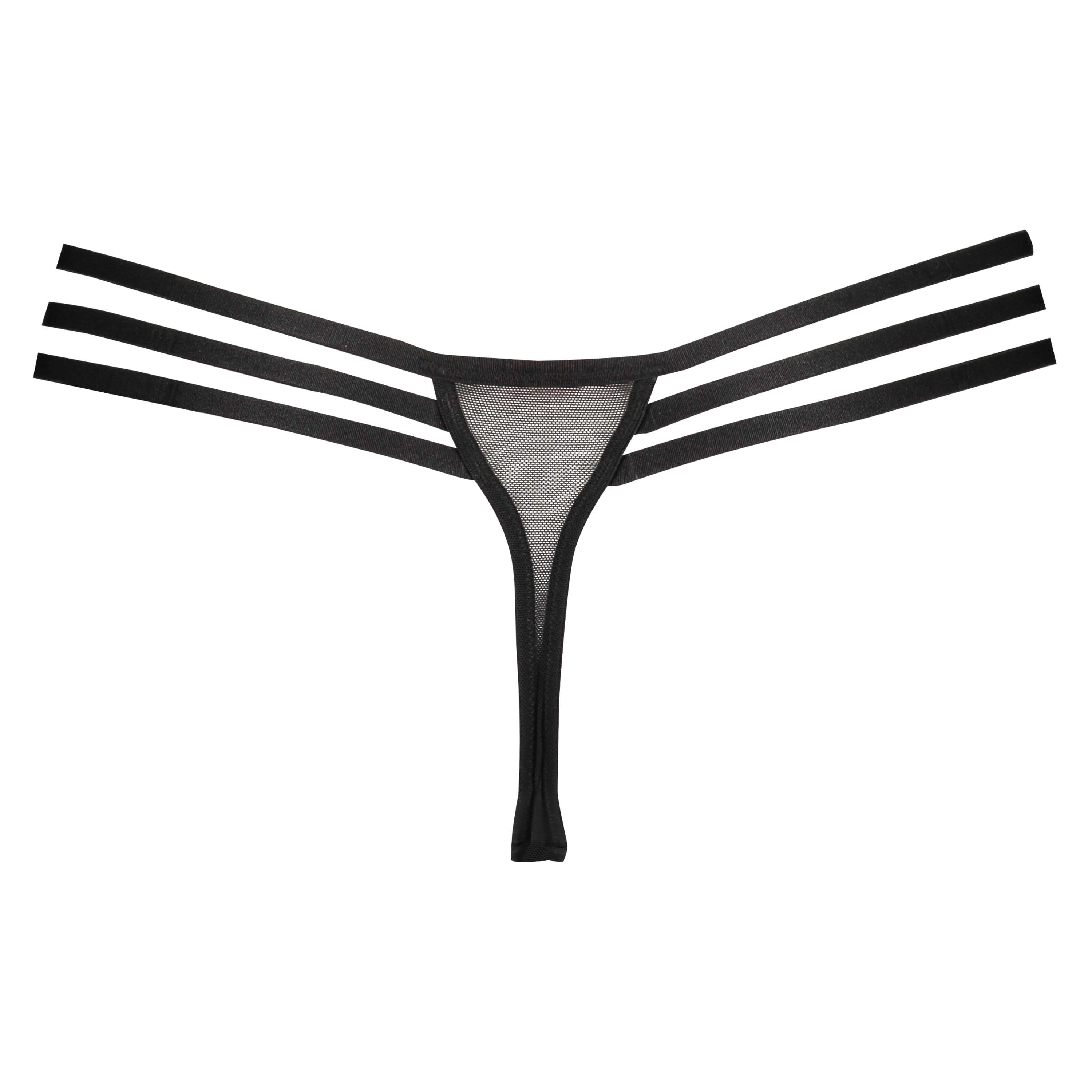 Harper tanga thong, Black, main