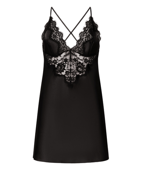 Mya Slipdress, Black