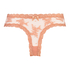 V-shaped Brazilian knickers mesh, Pink