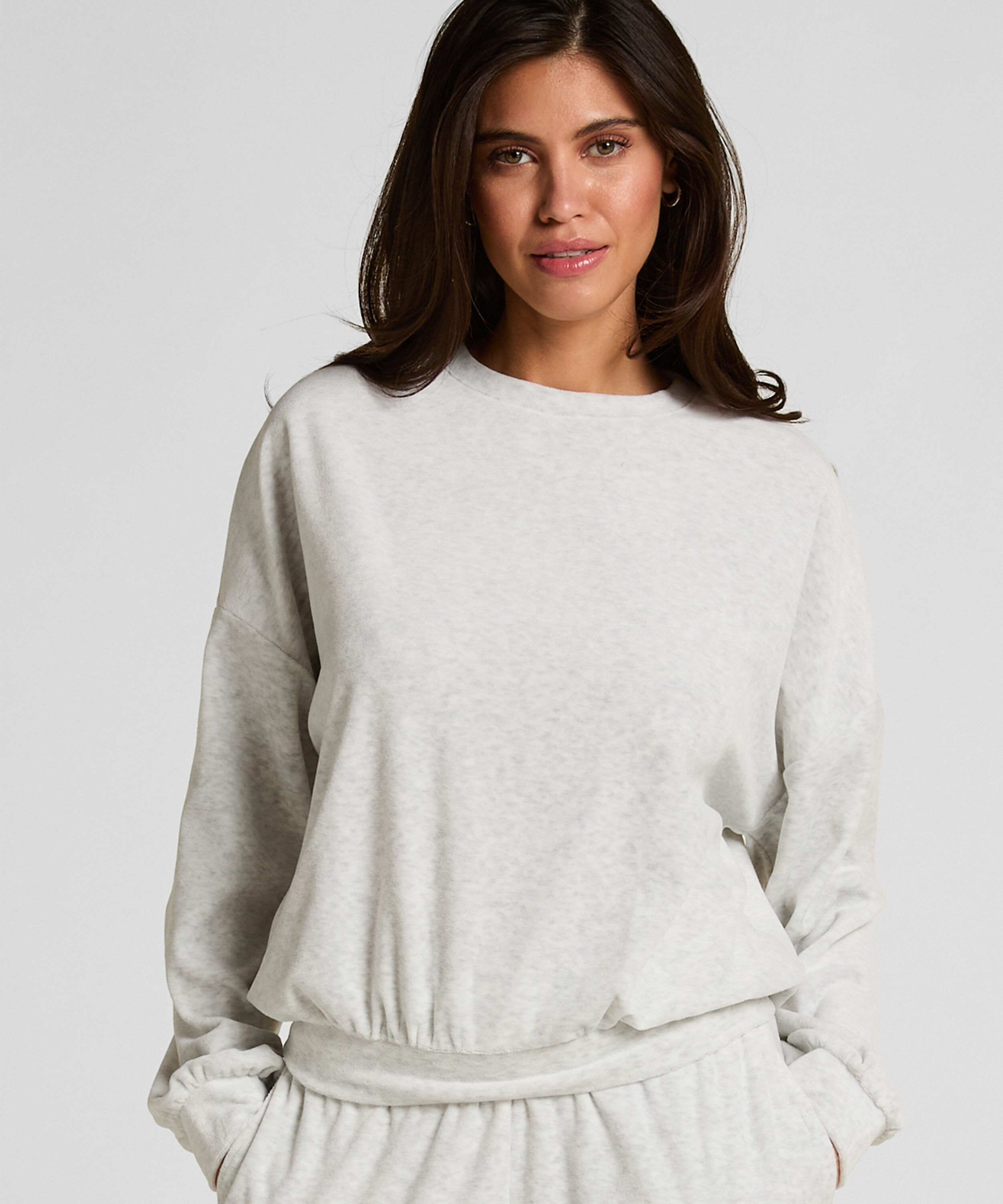 Velours Top, Gray