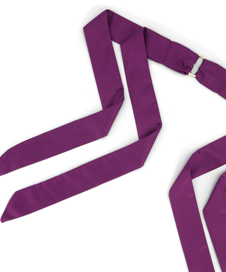 Private Satin Handcuffs, Purple