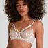 Kristina Non-Padded Underwired Longline Bra, White