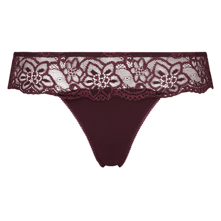 Rosie Thong Shorts, Red