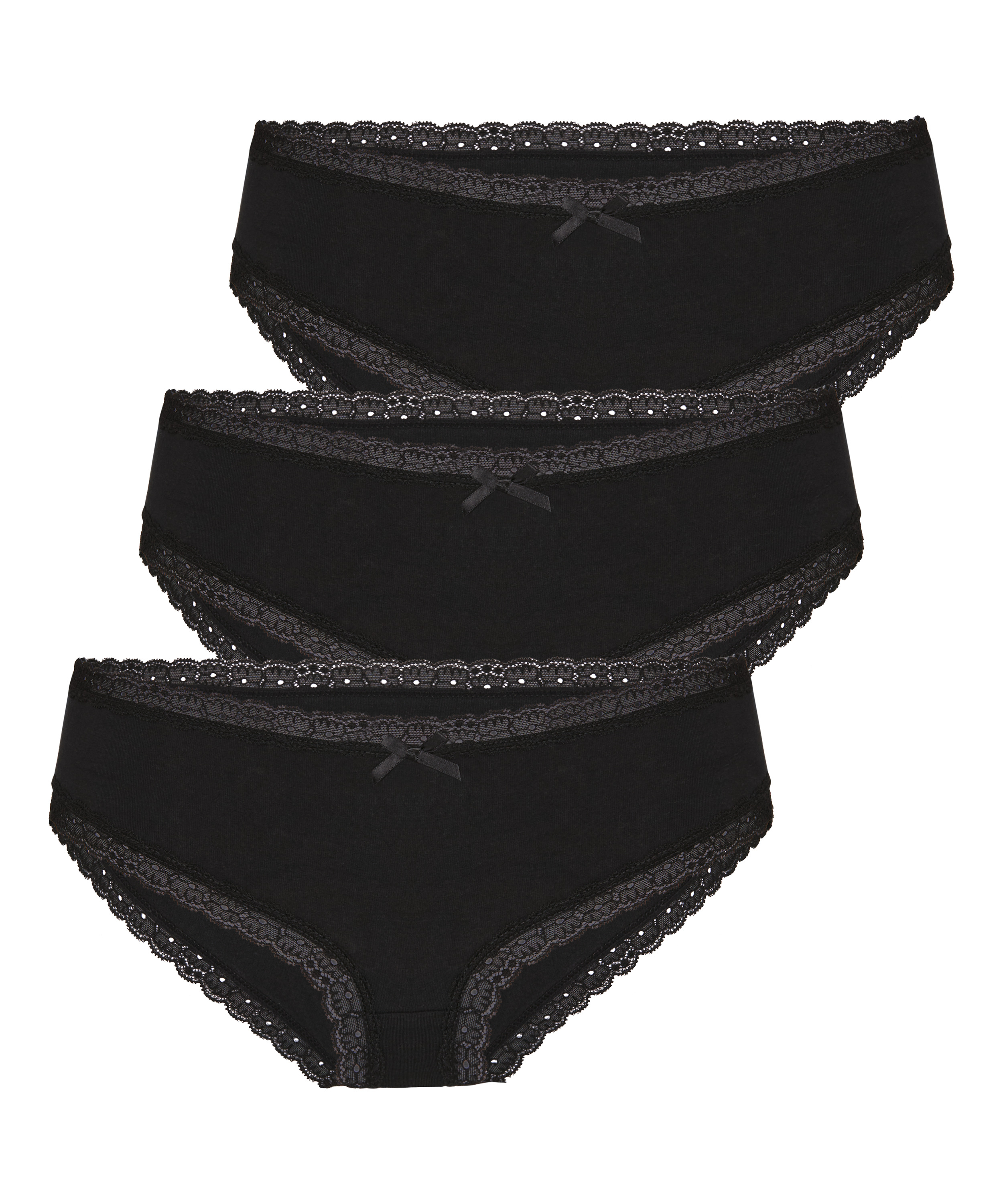 Multipack Cotton Brazilian, Black, main