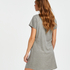 Short-Sleeved Maternity Nightshirt, Gray