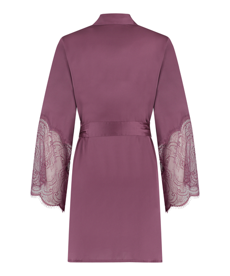 Satin Kimono, Purple