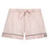 Satin Lace Pyjama Shorts, Pink