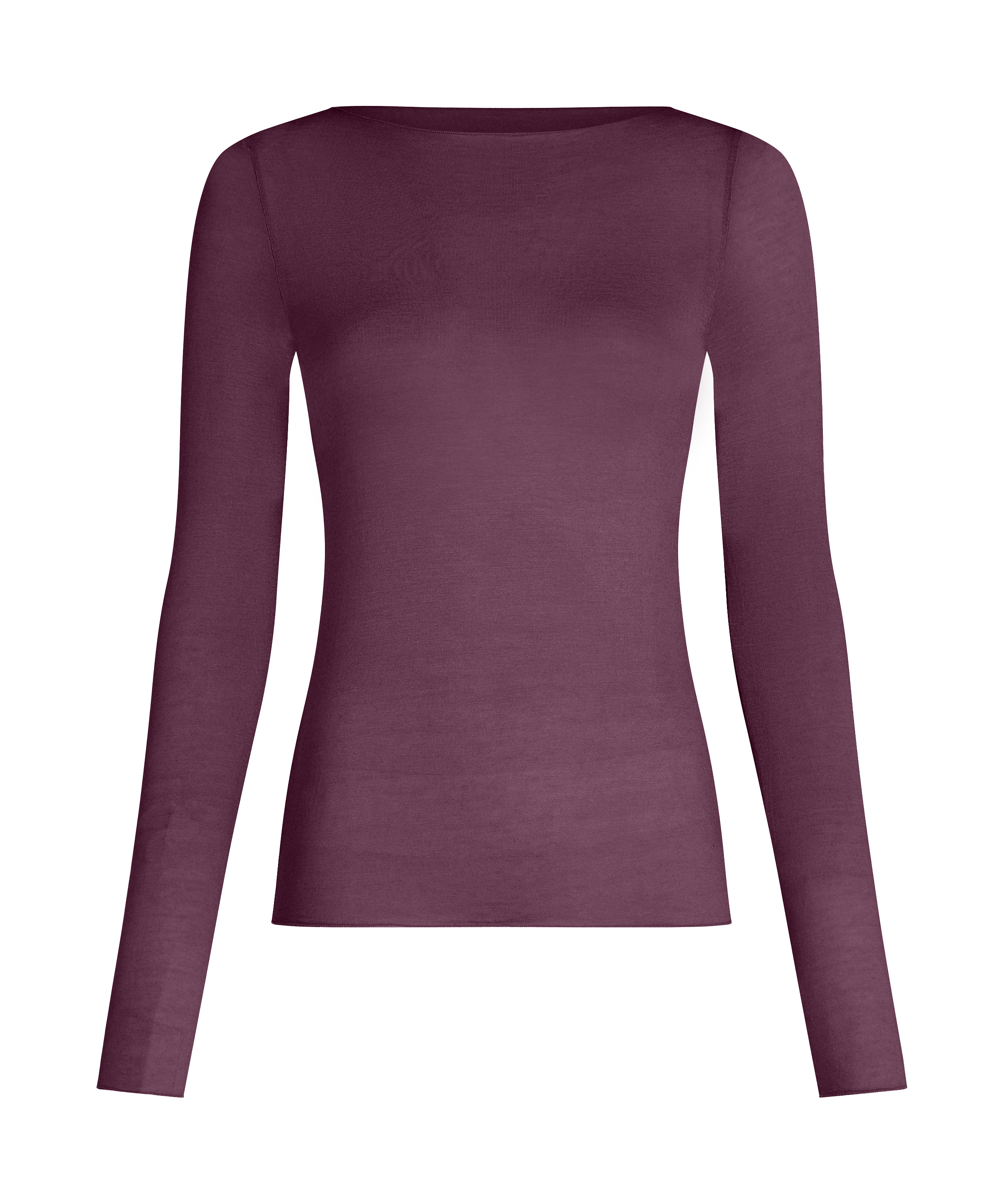 super soft Boatneck shirt with Cashmere, Purple, main