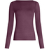 super soft Boatneck shirt with Cashmere, Purple