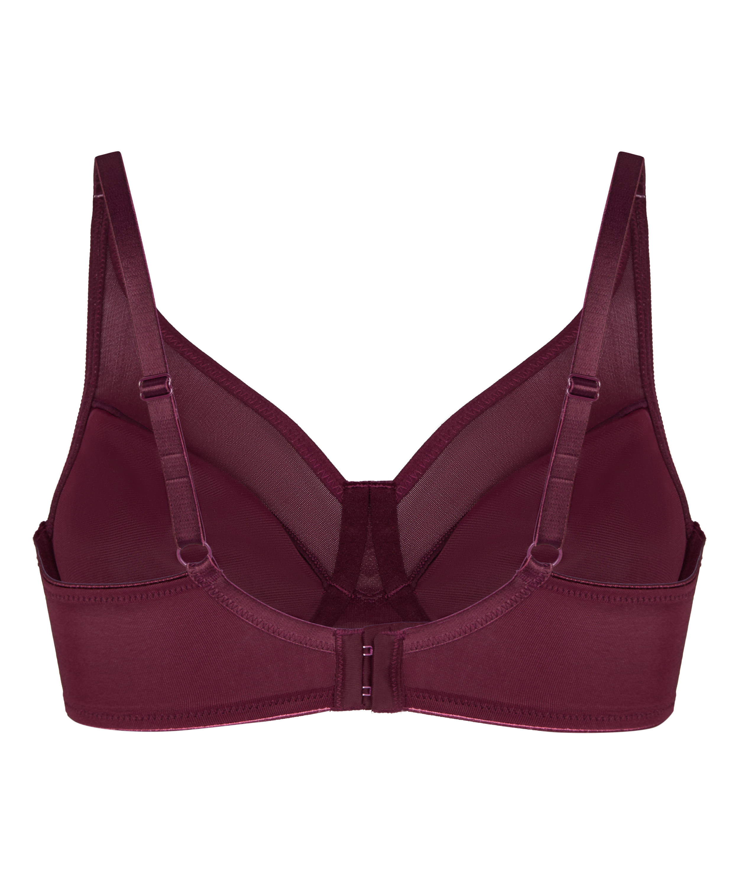 Nina Non-Padded Underwired Minimizer Bra, Red, main