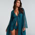 Satin Kimono, Blue