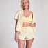 Cotton shorts, Yellow