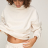 Hoodie Brushed Sweat, White