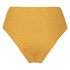 Goldenrod high leg bikini bottoms, Yellow