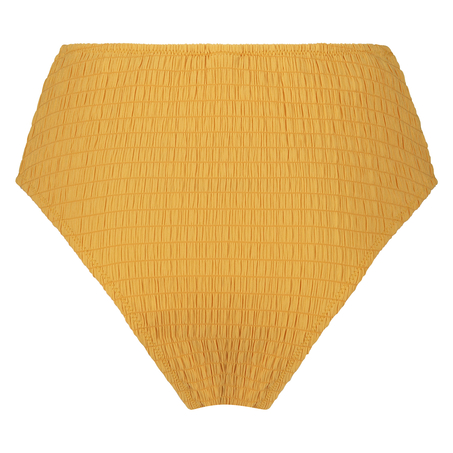 Goldenrod high leg bikini bottoms, Yellow
