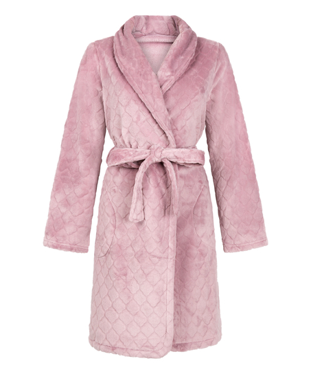Robe Short Fleece, Purple