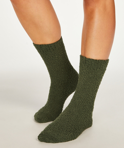 Fluffy Socks, Green