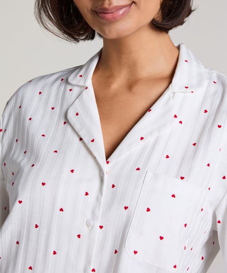 Jacquard Jacket Longsleeve, White