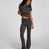 Flared Lounge Pants, Gray