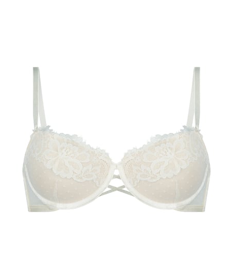 Harmony Padded Underwired Bra, White