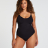 Seamless Enhancing High Leg Body, Black