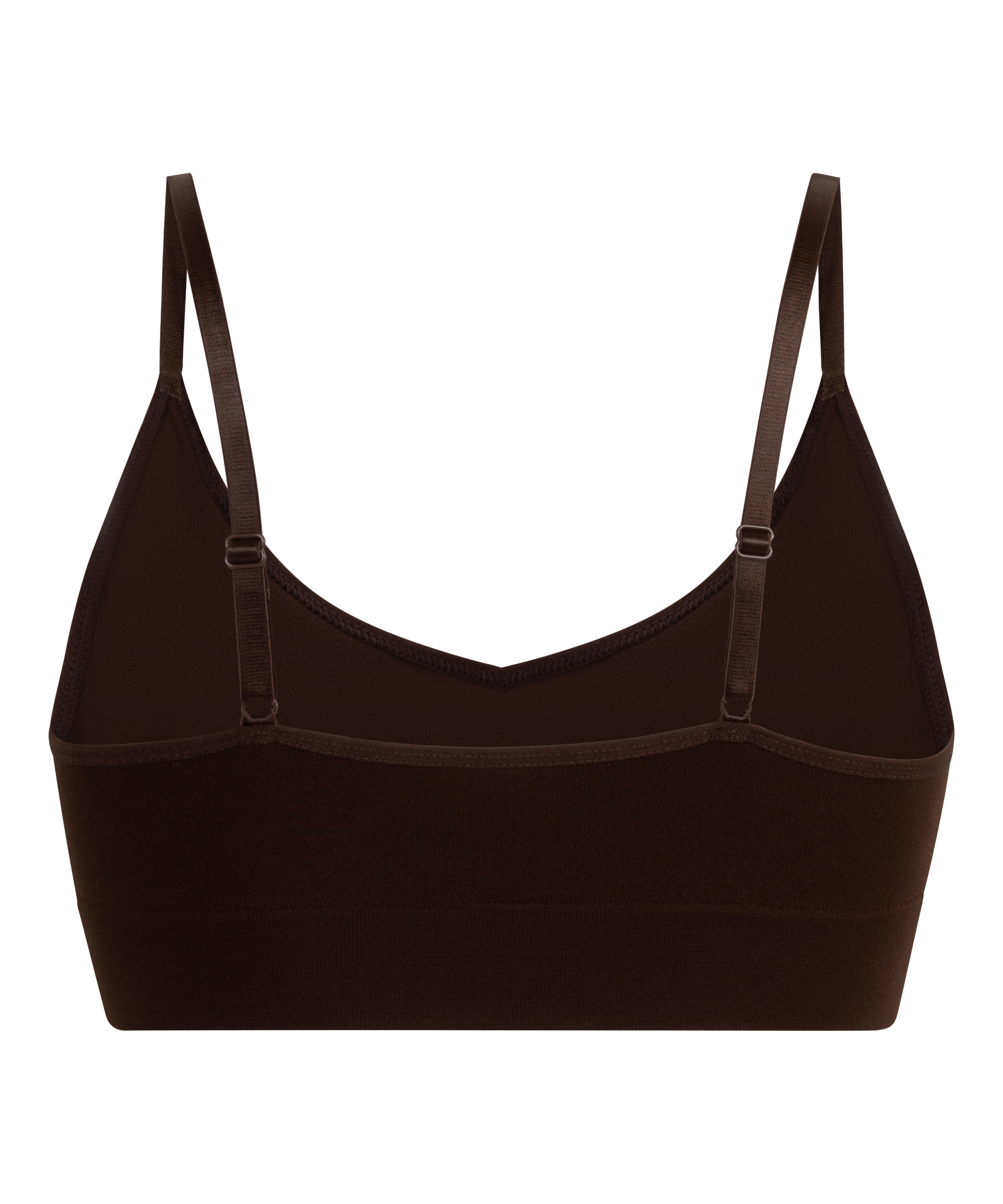 Dide Triangle Bralette, Brown, main