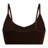 Dide Triangle Bralette, Brown