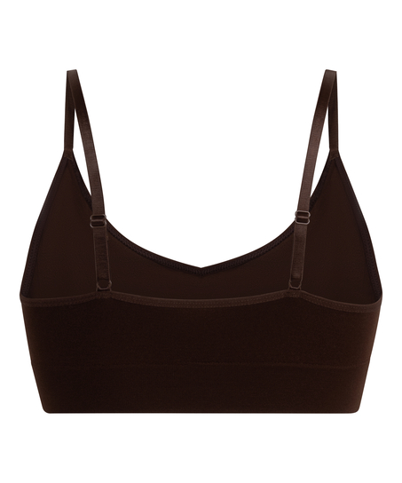 Dide Triangle Bralette, Brown