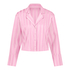 Satin Long-Sleeved Jacket, Pink
