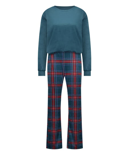 Pyjamaset with Bag, Blue