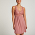 Nora Lace Slip Dress, Pink