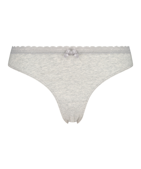 Cotton thong, Gray