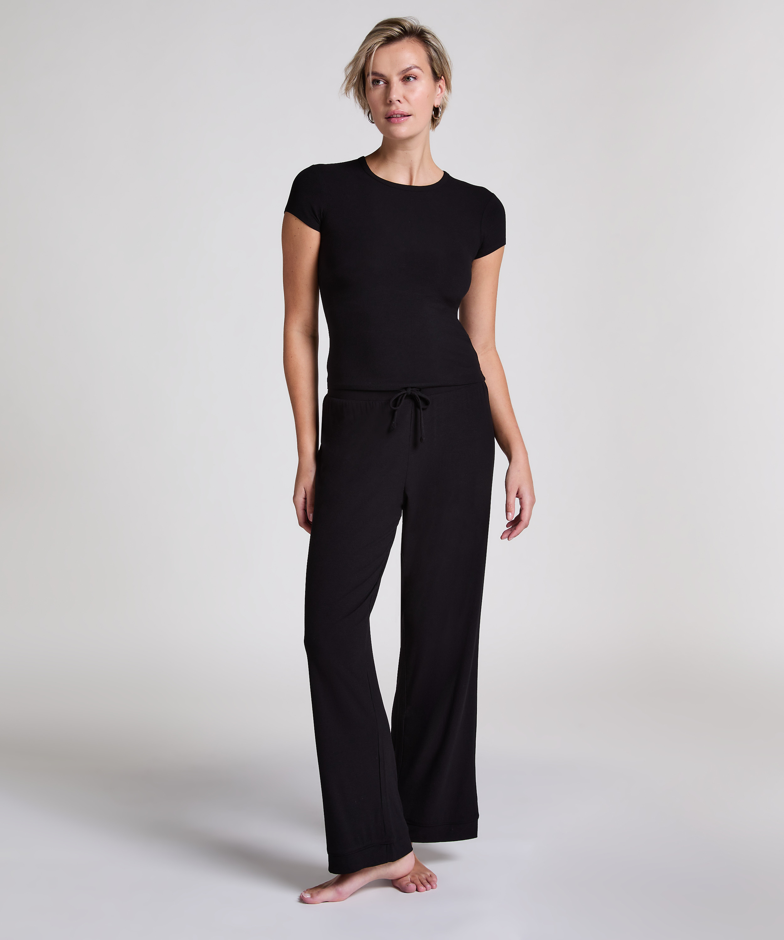 Pant Rib Essential, Black, main